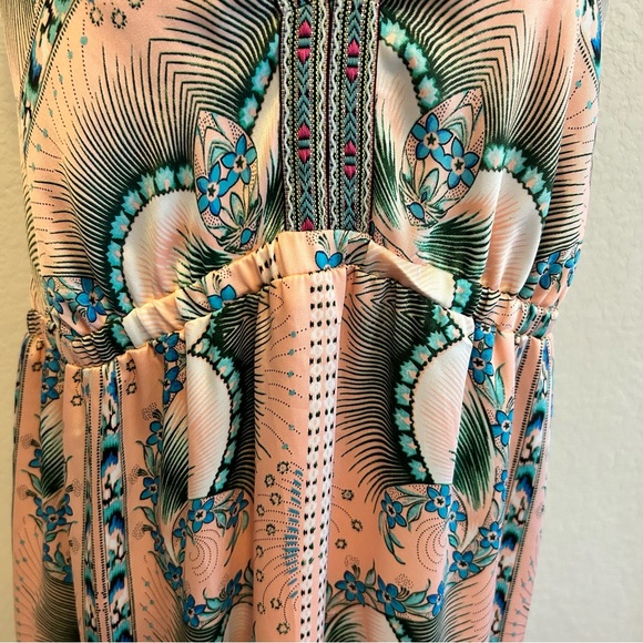 Atelier Nicole Miller for Anthro Maxi Halter Dress Size 12 - Picture 9 of 10